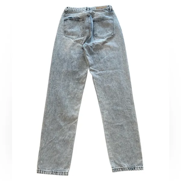 White Fox Straight Leg High Rise Jeans - Image 2