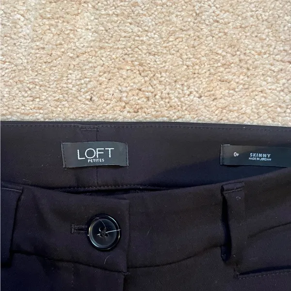 Loft Petite Size 0 straight leg dress pants - Image 2