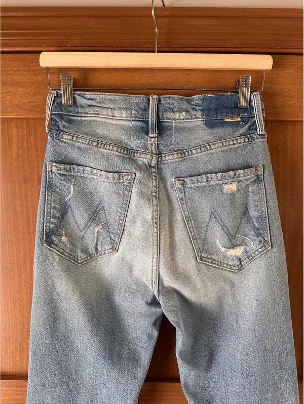 MOTHER Superior High Waisted Rider Skimp Jeans in The Confession Wash Women’s 27 - Image 10