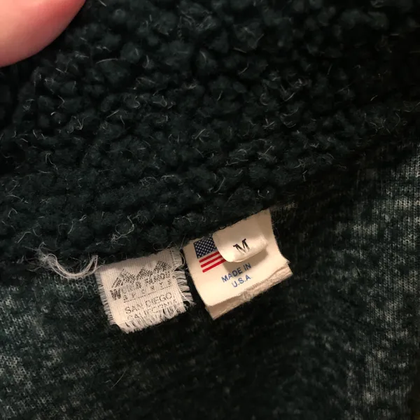 World Famous Sherpa green teddy zip up jacket - Image 6