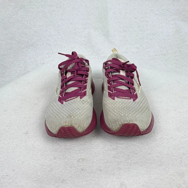 Brooks Levitate 5 Running Shoes Womens 6 Neutral Road Sneakers Grey Purple - Image 3