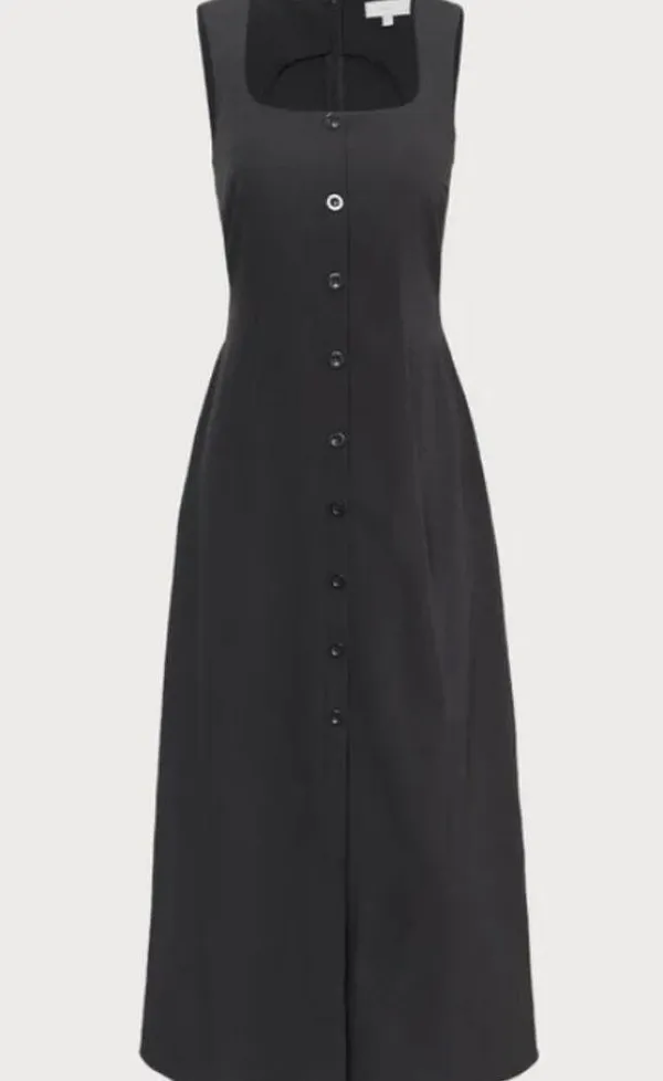 RIHOAS The Black U Neck Tie Back Sleeveless Maxi Dress 3 - Image 7