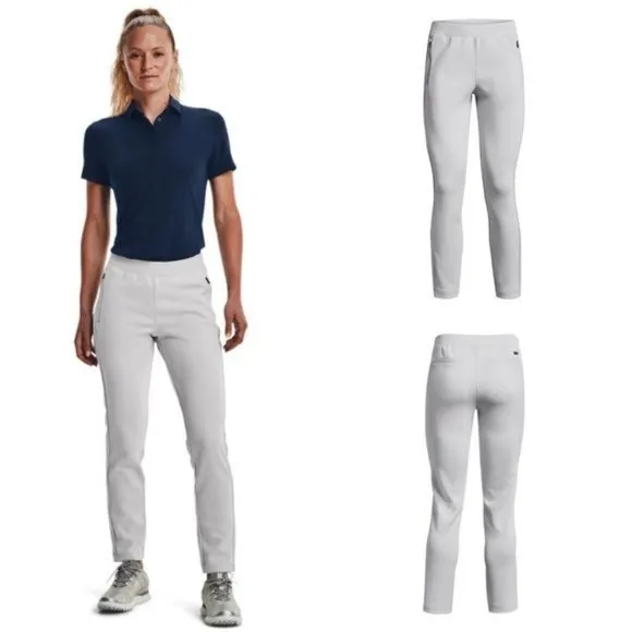 NWT UNDER ARMOUR Women's UA Links Pull-On Golf Pants in Halo Grey XXL - Image 2