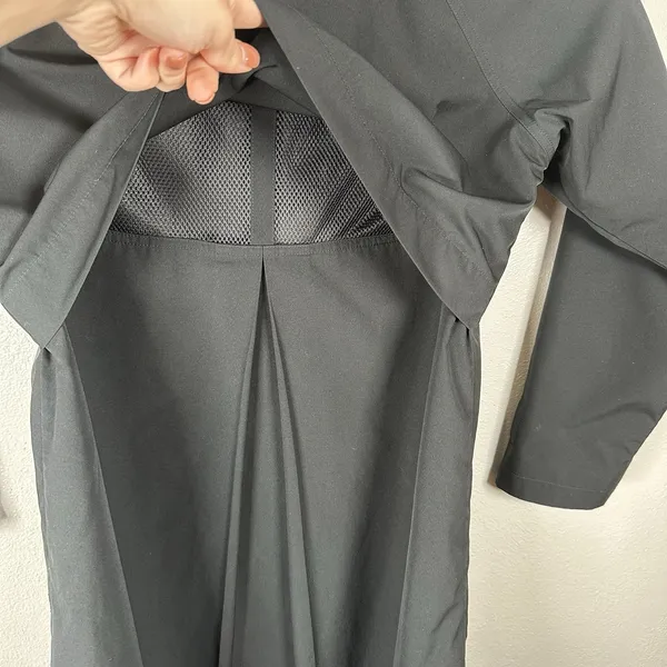 L.L.Bean Womens Small‎ Black Full Zip Snap Long Jacket Removeable Liner Outdoor - Image 7