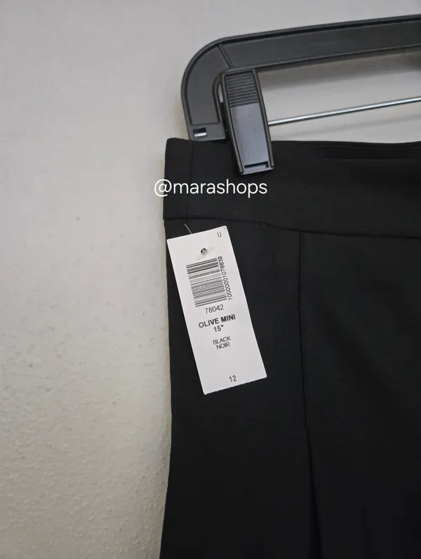 Aritzia Sunday Best Olive Micro Skirt Black - Image 8