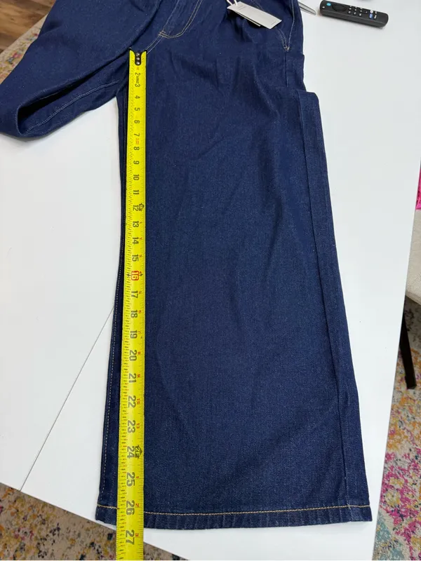 Oliver Logan Dark Blue Wide-Leg Women’s Jeans size 29 - Image 9