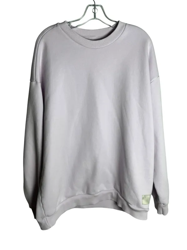 Vuori Women's Restore Oversized Crew 2.0 Lavender Ice - Image 2