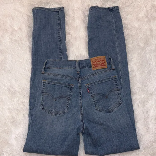 Levi’s Straight Leg Blue Jeans - Image 2