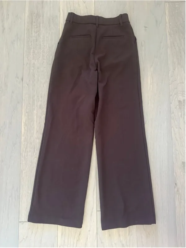 SO. Brown Wide Leg Trouser Pants XS - Image 6