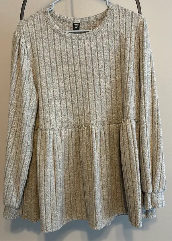 SheIn Knit Long Sleeve Top - Image 2