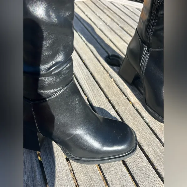 Olivia‎ Miller Solar Women's Thigh High Boots black size 7.5 spring alternative - Image 6
