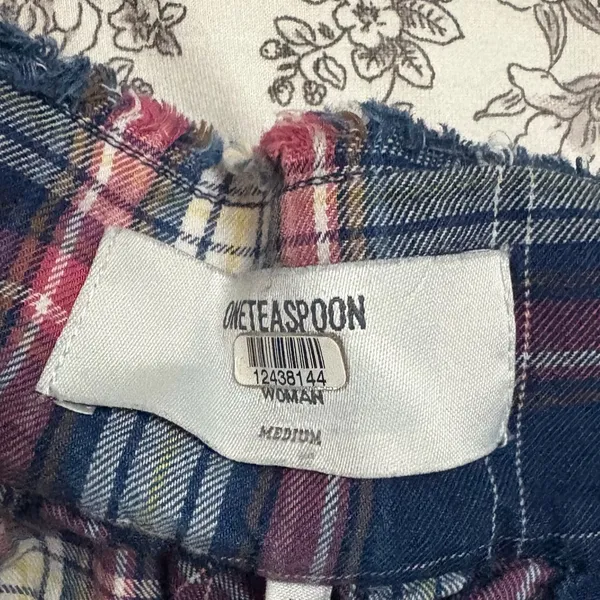 One Teaspoon Multicolor Plaid Top Size‎ Medium EUC - Image 5