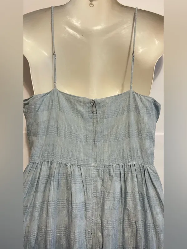 Madewell Light-to-Dark Blue Ombre Spaghetti-Strap Maxi Dress - Image 6