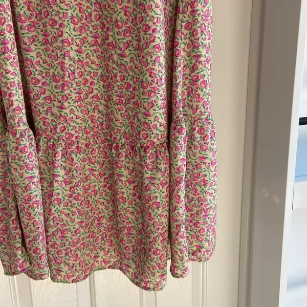 Floral halter neck dress. S Pink - Image 4