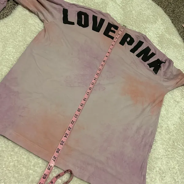 5/$30 🎈Pink Victorias Secret medium tie dye long sleeved tee - Image 5