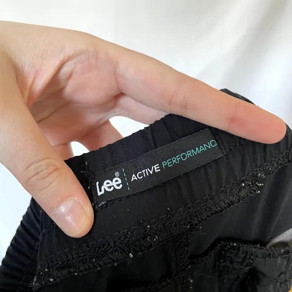 Lee active performance black jogger trousers straight leg women's size X-large‎ - Image 5