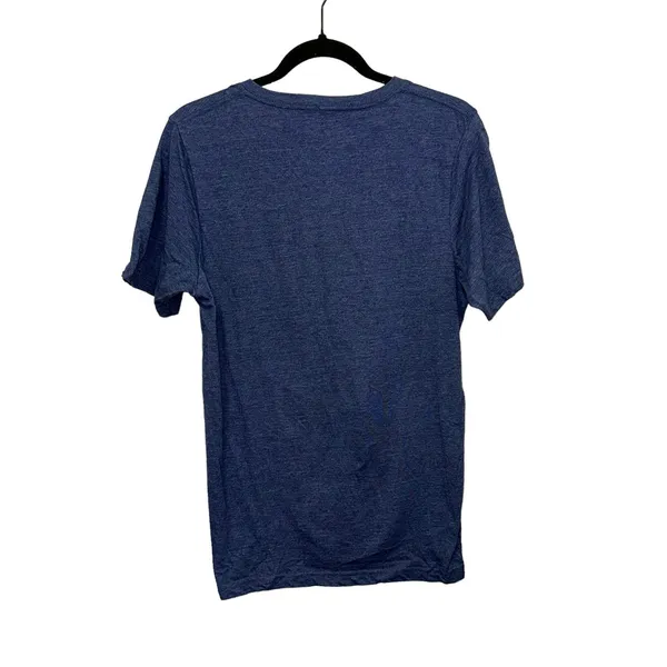 Calamity Jane's Apparel Blue OK V Neck Graphic Tee Shirt‎ - Image 2