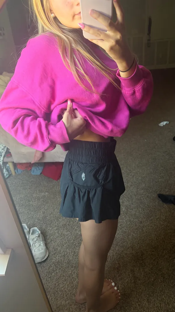 Black Free People Get Your Flirt On Shorts - Image 2