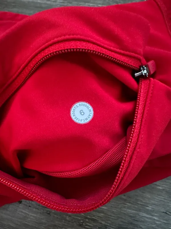 Lululemon Speed Up Shorts 4" Tall Red - Image 4
