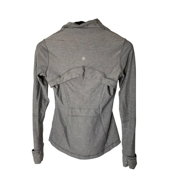 Lululemon Define jacket gray women's size 6 - Image 2