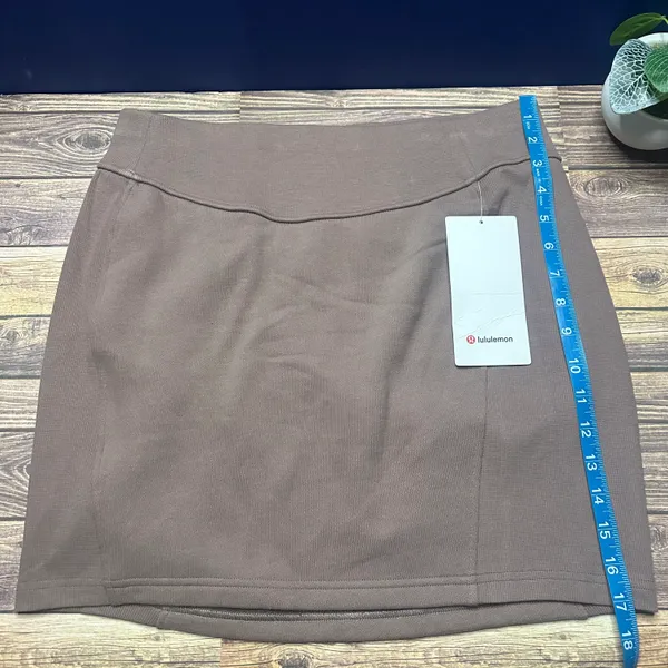 Lululemon Scuba High Rise Mini Skirt NWT Size Large (TPTC) LW8ALSS - Image 8