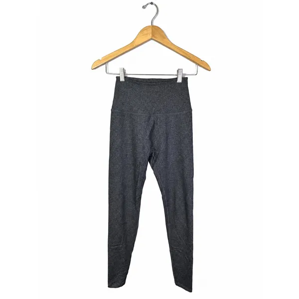 Beyond Yoga Spacedye High Waist Long Leggings M Charcoal Gray Made USA 28" - Image 2