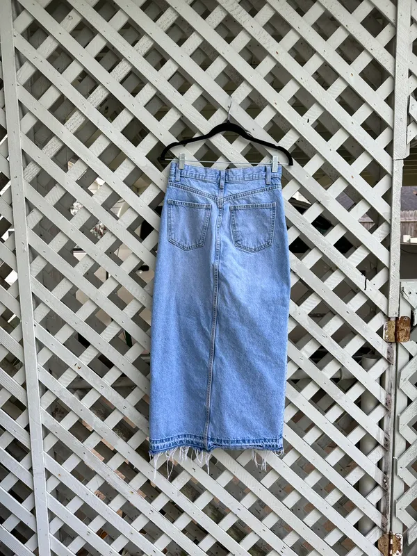 Zara Denim Midi Skirt - Image 3