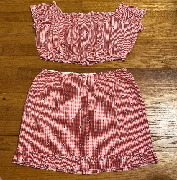 HYFVE Red Gingham Two Piece Set - Image 2