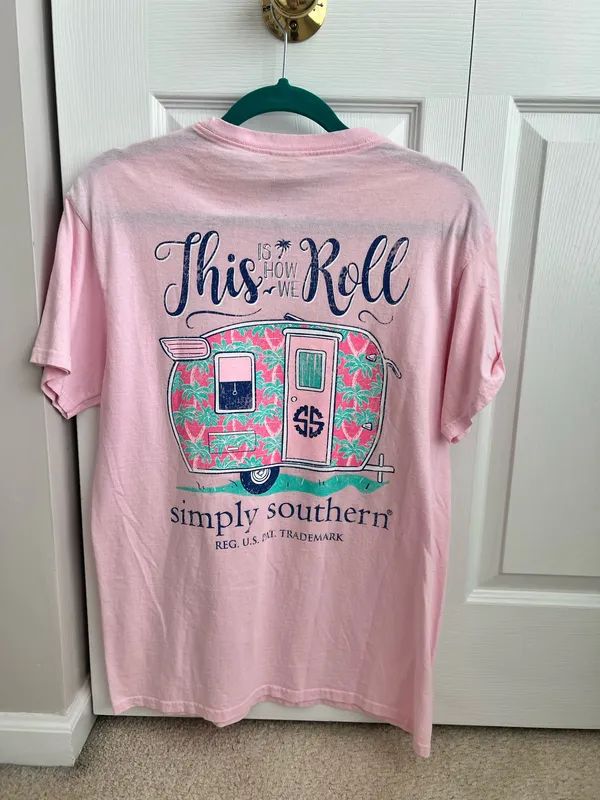 Simply Southern Pink Shirt - Image 2