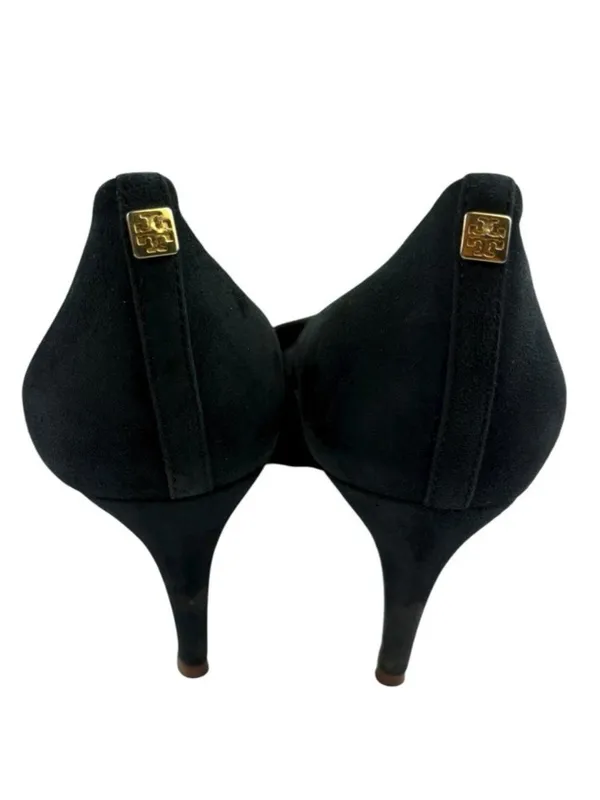 -Kate Spade Heels Womens Size 9.5M Dark Blue Suede Leather Quiet Luxury Acadamia - Image 7