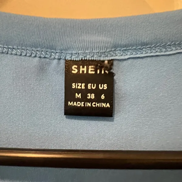 SHEIN Navy and Light Blue Short Sleeve Tees - Image 4