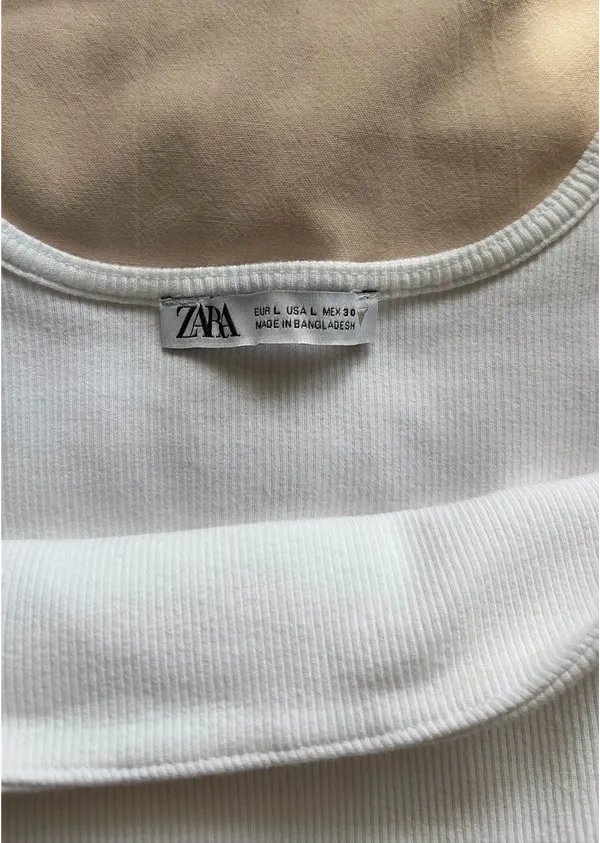ZARA Ribbed Tank Top - Image 2