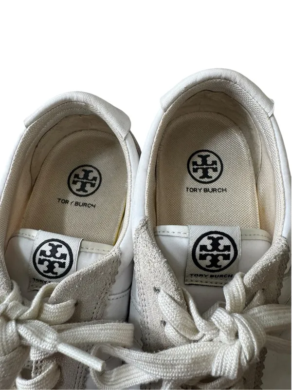 Tory Burch Hank Sneakers in Snow White/beige 9 - Image 7