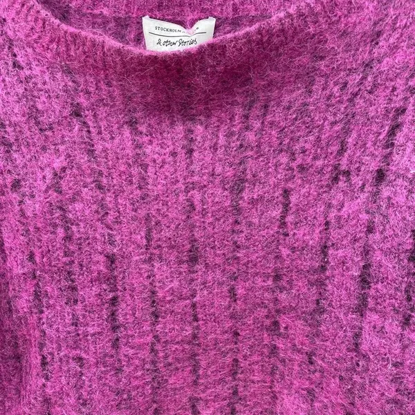 & Other Stories Mohair Blend Crop‎ Sweater - Image 4