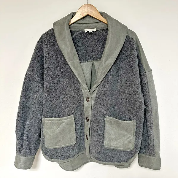 Listicle Mixed Media Jacket - Image 4