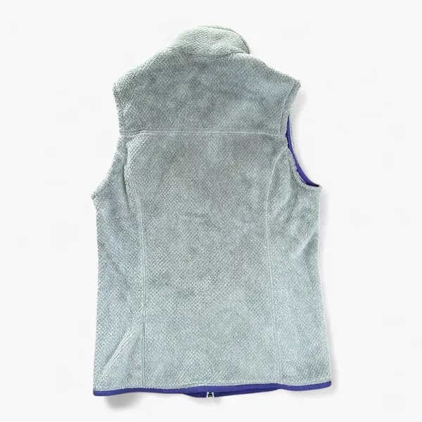 Patagonia Re-Tool Vest Women’s M Gray Purple Fleece Gorpcore Outdoor Hiking - Image 5
