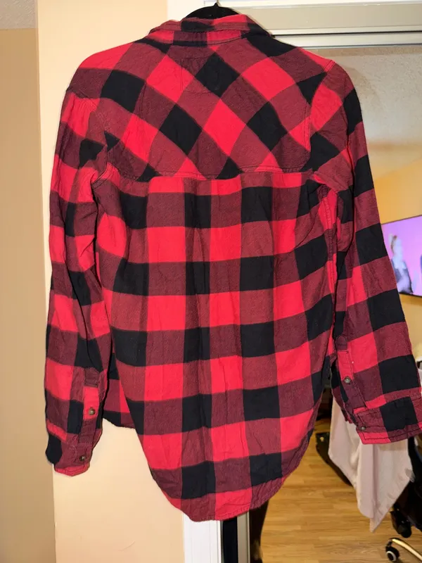 Abercrombie Flannel Plaid Shirt - Image 2
