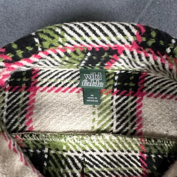 Wild Fable Womens Medium Oversized Wool‎ Blend Button Front Shacket Shirt Jacket - Image 4