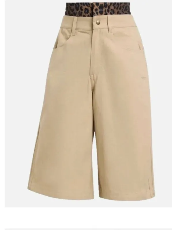 NWT Adidas Women's Firebird Utility Jort Short Stone Khaki JX8762 SZ-4 - Image 2