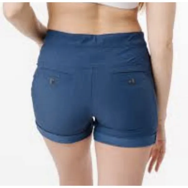 ZYIA Active Not Just A Trail Hiking Shorts Blue Womens Large 6 Pockets Cuffed L⁠ - Image 3