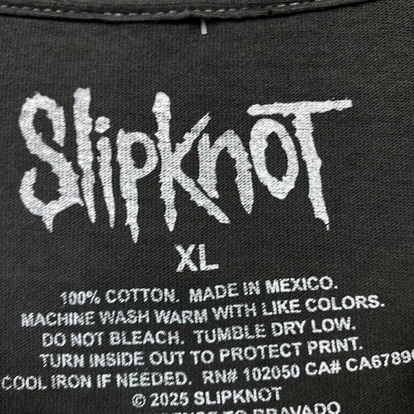 Slipknot Graphic T-Shirt Size XL - Image 4