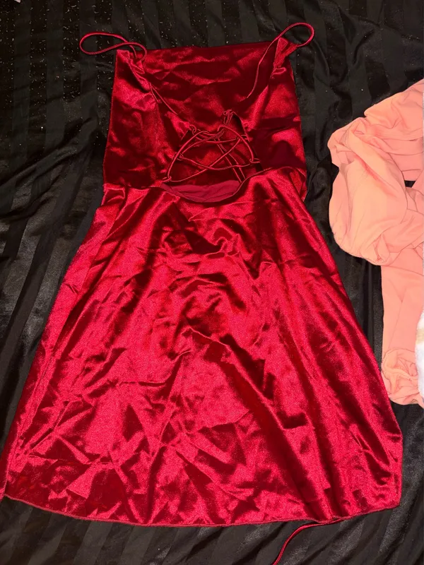Red Mini Dress - Image 2
