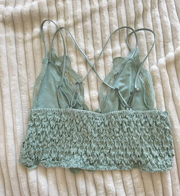 Boutique Lace Green Bralette - Image 2