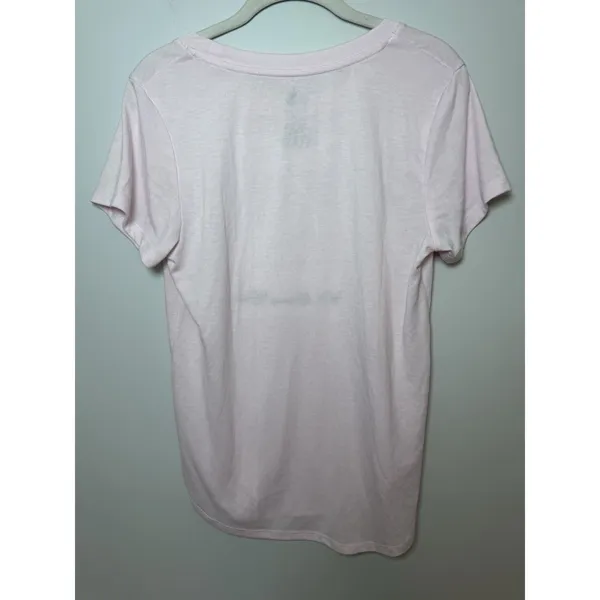 Walt Disney World Parks Pink Purple Sequin Mickey Mouse Short Sleeve Shirt Sz Sm - Image 2