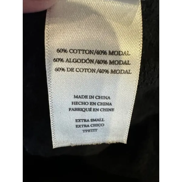 Rails Pants Women XS Black Velvet‎ Tie Oakland Black Flocked Cobra Joggers - Image 10