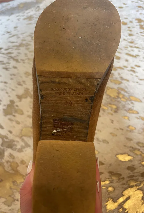 Free People Clog Tan Booties - Image 3