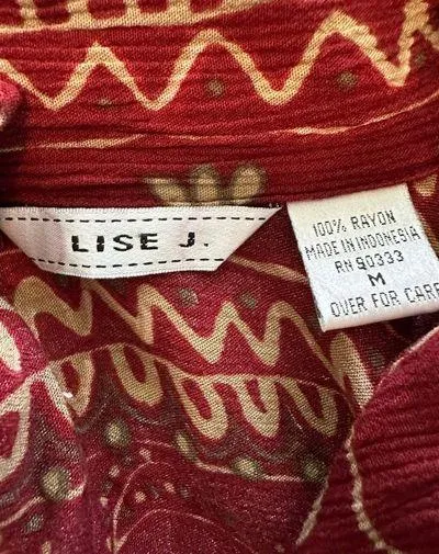 Vintage Button Up Size M - Image 2