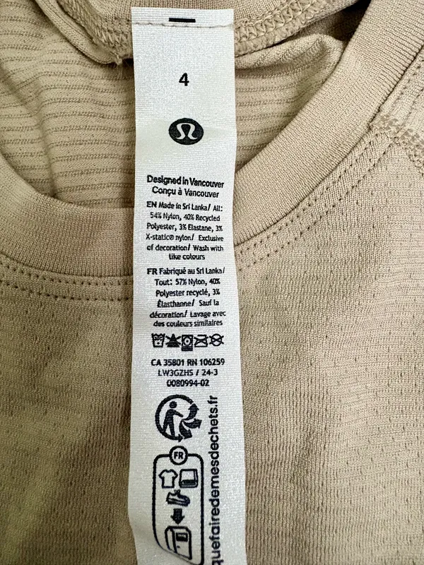 Lululemon Swiftly Tech Cropped Short Sleeve 2.0 - Image 5
