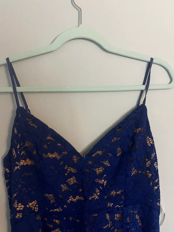 Lulus Royal Blue Lace Dress - Image 7