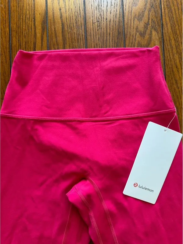 Lululemon Align No Line High Rise 28” Mulberry Spark Size 4 NWT - Image 4